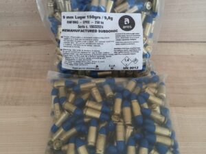 9mm LUGER ARES 150grs Subsonic (250szt) 1,3zł/szt po9