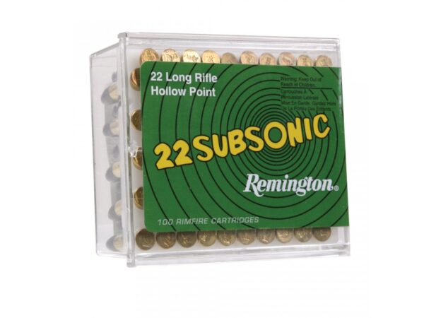 REMINGTON kal .22 LR – 2,5g/38gr Subsonic HP (1szt/75gr)