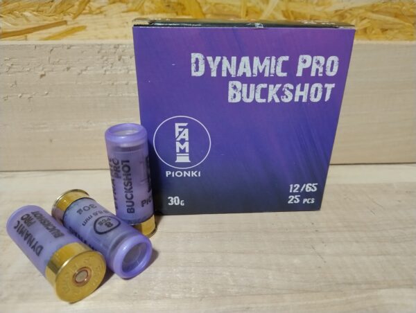 AMUNICJA 12/65 DYNAMIC PRO BUCKSHOT 30G 25SZT