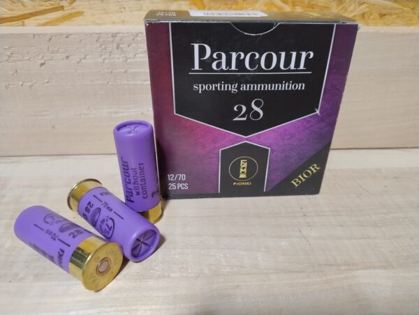 12/70 PARCOUR BIOR 7,5-2,4MM 28G ( BEZ KOSZYCZKA) 25SZT