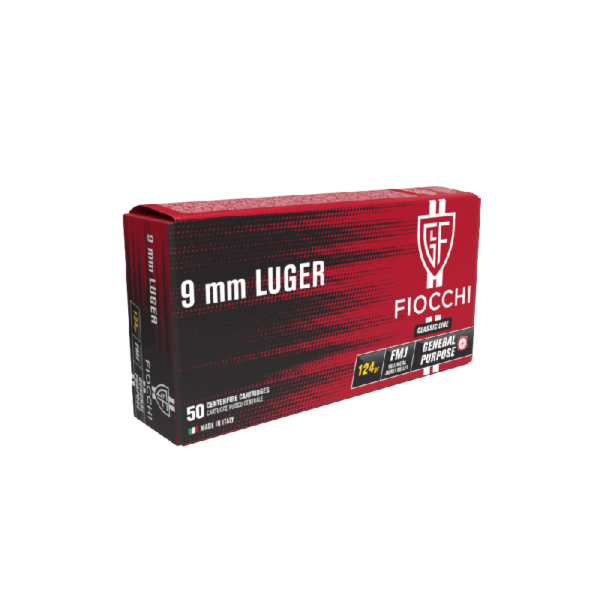 Fiocchi amunicja 9mm LUGER FMJ 124gr (1szt/1.2zł)