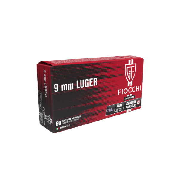 Fiocchi amunicja 9mm LUGER FMJ 115gr (1szt/1.2zł)