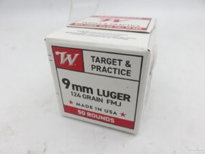 WINCHESTER 9X19 SUPER-X 124grs (50szt.) 1,10ZŁ/SZT