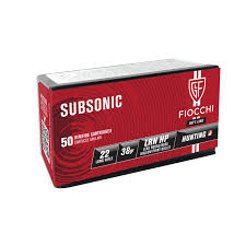 FIOCCHI SUBSONIC 38GR HP LRN 22LR (1SZT 0.75ZŁ)