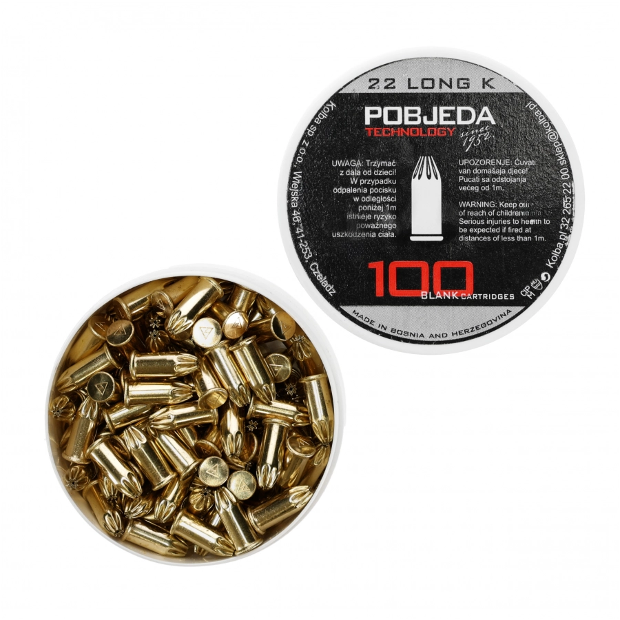 Amunicja hukowa PTG 22 Long K 100 szt.