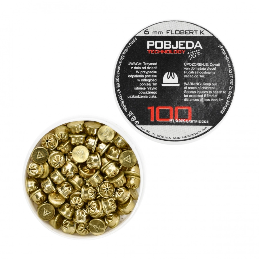 Amunicja hukowa PTG 6 mm Flobert K Short 100 szt.